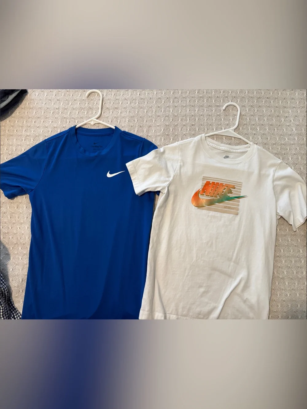 Nike Boys' Blue and White Short-Sleeve Tee Duo